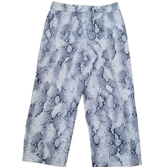 Tahari Snakeskin Print Wide-Leg Pants Women’s.  Size 8. Waist Waist 32" NWOT. - Picture 2 of 8